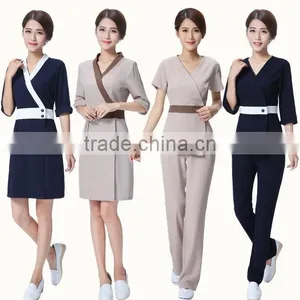 Wholesale High Quality Manufacturer Supply Spa Uniform For Women thumbnail-1