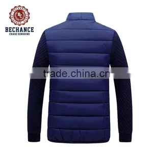 H1027 Mens Manly Winter Coat Stand Collar Design Coat Slim Fit Jacket thumbnail-2