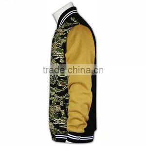 BSCI High Quality Leaver Korean Baseball Jacket Hoodies Baseball Jacket Men thumbnail-4