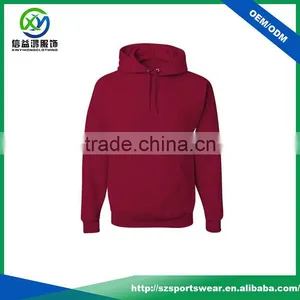 Top Quality Cotton Spandex Custom Pullover Sports Hoodie For Man thumbnail-3