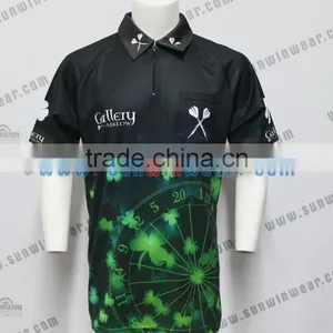 Custom Darts Jersey High Quality Dart Wear / Darts Shirt Manufacturer thumbnail-2