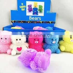 Promotional Bear Light up Heart Puffer Animal Ball Puffer Cute Bear thumbnail-1