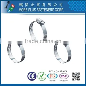 Taiwan Stainless Steel Round Shaped Large Heavy Duty Schlauchklemmen Hose Clamp thumbnail-5