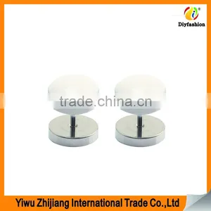 Custom New Products 2016 Stainless Steel Fake Tunnel Ear Plugs Body Jewelry Pierceing In China thumbnail-1