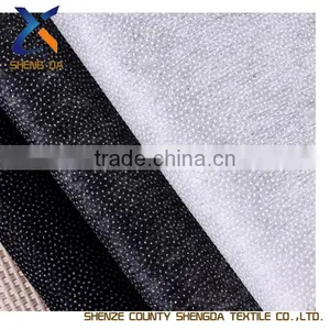 100% Polyester Fabric Plain Woven Interlining&Linings For Shirt thumbnail-3
