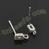 Rectangle Rhinestone Ear Stud Wholesale From China Beads Factory thumbnail-1
