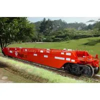 China Duble Flat Wagon, Open Top Railway Wagon; Railway Covered Wagon Manufacture China thumbnail-1