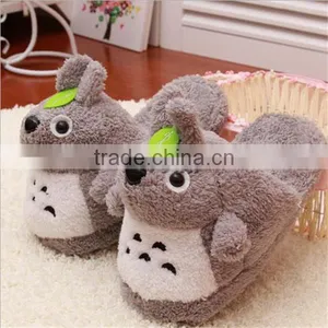 Wholesale Price Totoro Plush Slippers Winter Slippers thumbnail-1