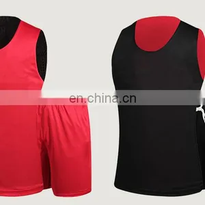 Custom Team Youth Polyester Reversible Basketball Uniforms thumbnail-3