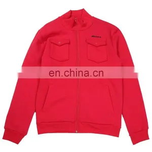 Sportswear Manufacturer 100% Cotton Red Sports Suit Cover thumbnail-1
