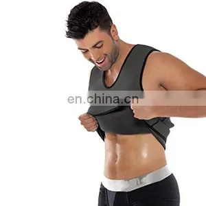 Gym Mens Weight Loss Shapewear Neoprene Slimming Vest Sweat Sauna Suits thumbnail-6