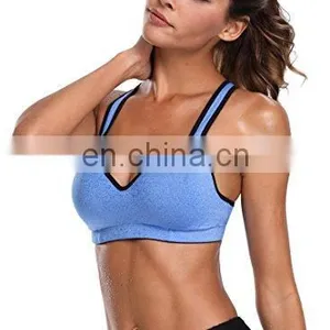 WorkOut CrossBack Padded Running Yoga Activewear Bra thumbnail-2