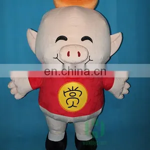 New Arrival!!!HI CE Fat Pig Funny Pig Inflatable Mascot Costume in 2 Meters,animal Inflatable Mascot Costume for Hot Sale thumbnail-1