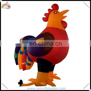 2017 Promotion Mascot Inflatable Chicken Model, Advertising Inflatable Rooster Shape, Cock Replica for Outdoor Activity Event thumbnail-2