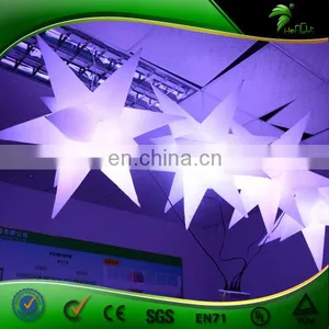 Stage Decorations Inflatable LED Ceiling Lighting Star Shaped Light Balloon thumbnail-3