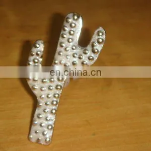 Brass Cactus Door Knob thumbnail-1