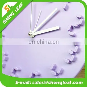 Wholesale Personality Candy Color Stereoscopic Round Table Clock thumbnail-2