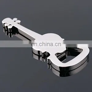 Custom Logo Guitar Silver Metal Bar Tool Beer Bottle Soda Cap Opener thumbnail-6