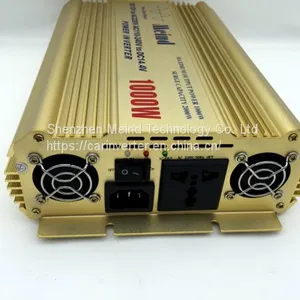 High Quality Pure Sine Wave Built-In Charger DC to AC Continuous 1000W Peak 2000 Watt Power Inverter thumbnail-3