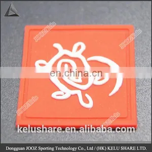 Custom 3d Rubber Silicone Patch Fashion Garment Logo Turtle Logo Rubber Shoes Logo thumbnail-1