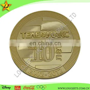 Most Popular Best Quality Promotional Gold Round Coin for Collection thumbnail-3