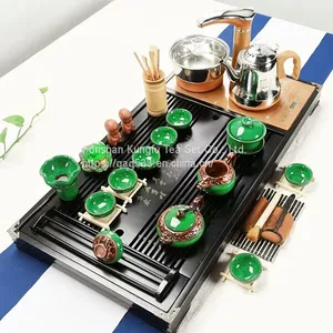 Solid Wood Tea Set thumbnail-1