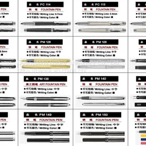 Chinese Fountain Pens,Fountain Pen Ink for Signature, 0.7mm Metal With Metal Hand Feeling thumbnail-4