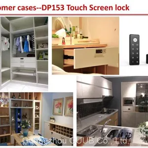 Integrated Designed Electronic Desk Drawer Lock Metal Cabinet Handle Lock thumbnail-2