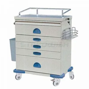 AG-AT018 Hospital Medical Equipment Supplier Cold Rolled Steel Anesthesia Trolley thumbnail-1