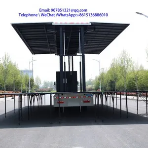 9.6 m Road Show LED Mobile Advertising Vehicleled Stage Truck for Sale thumbnail-3