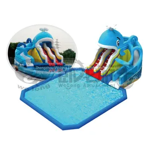 Inflatable Pool Slides for Inground Pools, Inflatable Swimming Pool Slide thumbnail-1