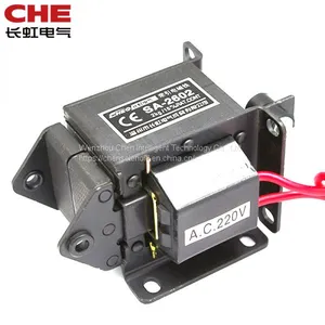 SA-2602 2.0kgf 19.6N 15mm Push Pull Type Tractive Solenoid Electromagnet for Vending Machine thumbnail-1