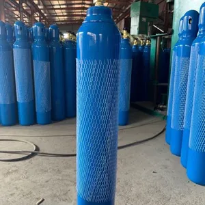 50 L Medical Use Seamless Steel Oxygen Nitrogen Acetylene Hydrogen 150 Bar / 200 Bar Gas Cylinder thumbnail-1