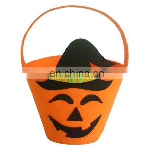 Halloween Lantern Felt Bucket Candy Bag for Kids Trick or Treat thumbnail-6