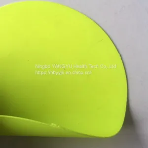 Fireproof Fluorescent Yellow PVC Coated Fabric for Chemical Protective Clothing thumbnail-4