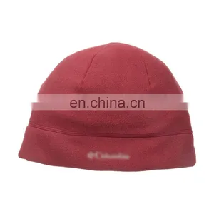Cheap Price Unisex Embroidery Print Logo Winter Polar Fleece Custom Logo Mens Beanie thumbnail-2