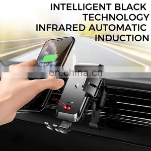 Joyroom Wireless Charger Automatic Sensor Mobile Phone Holder for Car Air Vent 15W Quick Charging thumbnail-7