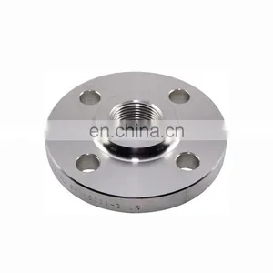 Ansi Dn150 cl 150 Stainless Steel Raised Face rf Threaded Flange Asme thumbnail-3