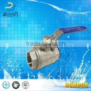 China Supplier 2 PCS 2Inch Two Ways Stainless Steel Female Thread Ball Valve thumbnail-3