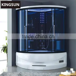 Luxury Multifunction Computer Control Freestanding Acrylic Sauna and Steam Combined Room K-7033 Quality Choice thumbnail-1