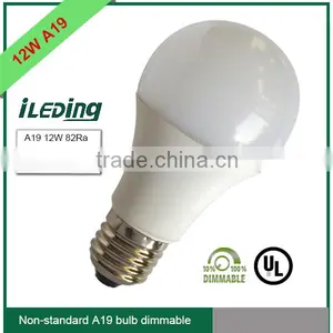 120V Non- Standard UL A19 LED Bulb Dimmable 12W Equal to 60W thumbnail-1