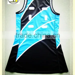 OEM Custom New Style and New Pattern Netball Dress thumbnail-2