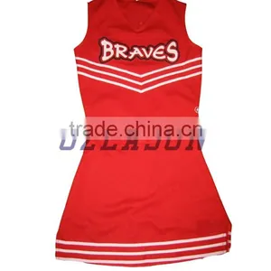 2016 Stylish Custom Youth Sleveless Cheerleading Uniforms thumbnail-2