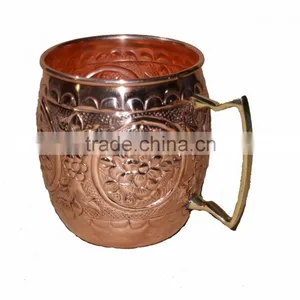 Moscow Mule Mug / Manufacturer of Copper Mule Mugs / Wholesaler of Solid Copper Beer Mugs From India / CUSTOM MULE MUGS thumbnail-3