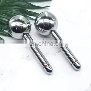Private Label Ce Facial Massage Roller Dropshipping Magic Cryo Stick Cooling Stainless Steel Ice Globe thumbnail-2