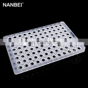 Hotsale 0.1ml 02ml Full Semi Skirt White Clear Pcr Plate thumbnail-3