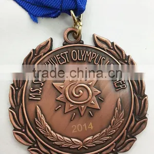 2014 Promotion High Quality Antique Copper Metal Medal thumbnail-1