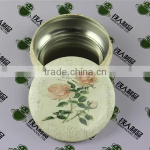 Round Bulging Shape Dried Flowers Metal Packaging thumbnail-2