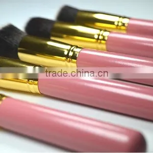 2016 10PCS Professional Custom Logo Pink Makeup Brushes Set thumbnail-6