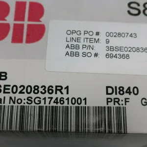 ABB DI840 3BSE020836R1 Digital Input 24V S/R 16 ch Module thumbnail-1